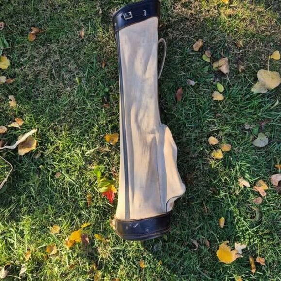 Vintage Clark Canvas Sunday Carry Bag w/ Strap - Picture 6 of 10